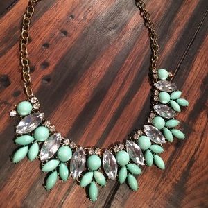 Mint stone necklace